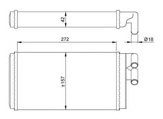 Comprar 50602 NRF Radiador calefacción