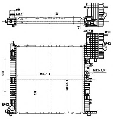 Comprar 50581 NRF Radiador de auto