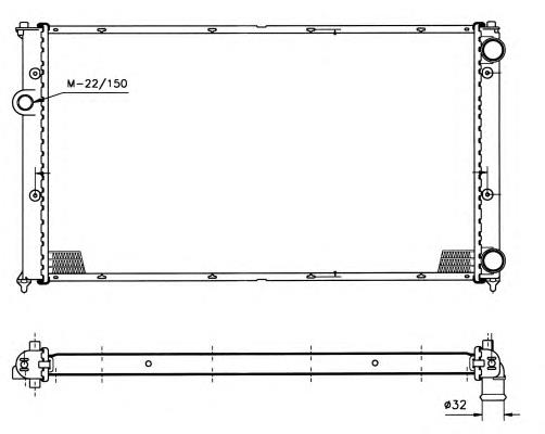50458 NRF Refrigeración del motor