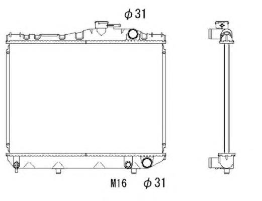 506706 NRF Refrigeración del motor