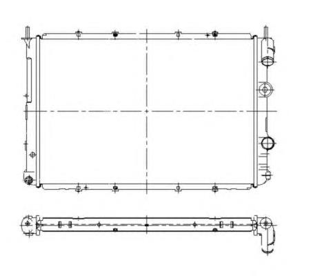Radiador 509503 NRF