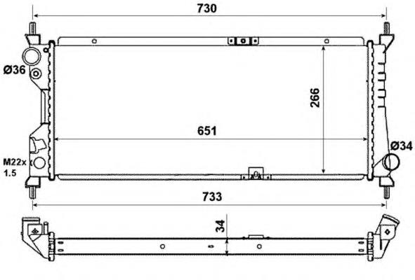 507522 NRF Refrigeración del motor
