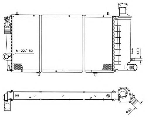 50406 NRF Refrigeración del motor
