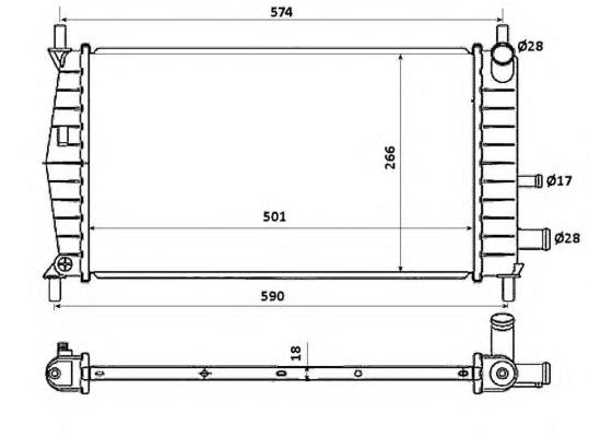 Comprar 50131 NRF Radiador de auto