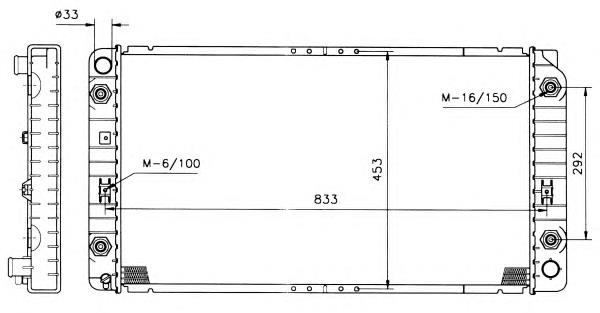 Radiador de água NRF 50212