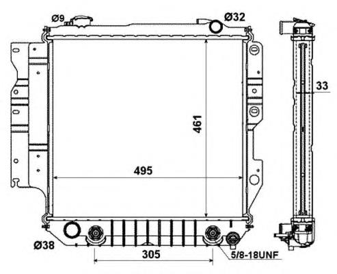 Radiador 50315 NRF