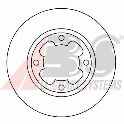 15653 ABS freno de disco delantero