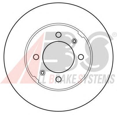 15609 ABS freno de disco delantero