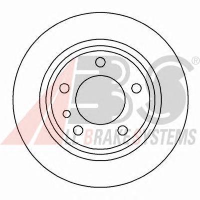 Disco de freno trasero ABS 15868 precio, desde 34,58 EUR