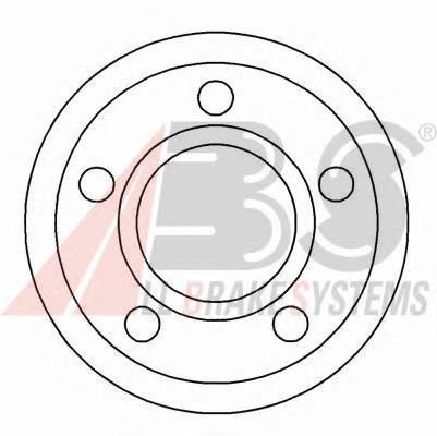 15892 ABS freno de disco delantero