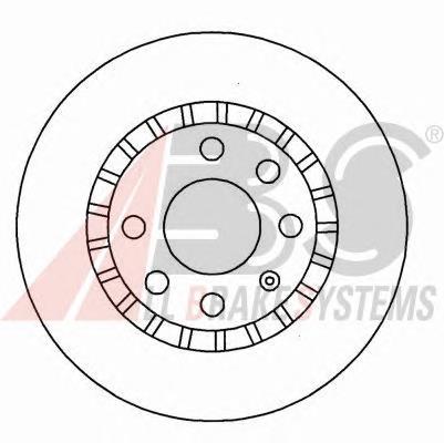 Disco de freno 15878 ABS