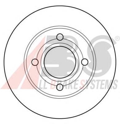 15765 ABS disco de freno trasero