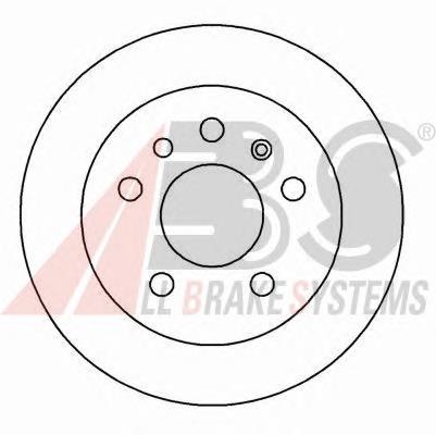 Comprar 15818 ABS Disco de freno trasero