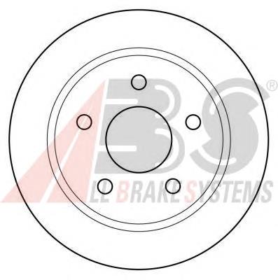 Comprar 15802 ABS Disco de freno trasero