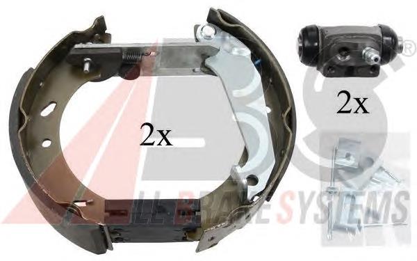 Kit frenos, disco de tambor, con cilindros, completo  para Ford Escort '91 EXPRESS AVL