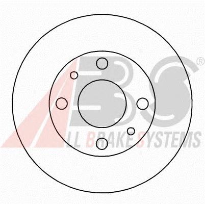 15020 ABS freno de disco delantero