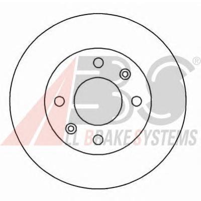 Disco de freno 15117 ABS