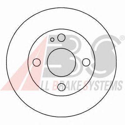 16225 ABS freno de disco delantero