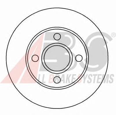 16226 ABS freno de disco delantero