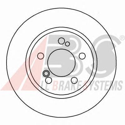 Disco de freno trasero A1294230312 Mercedes