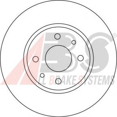 Disco de freno delantero ABS 16422