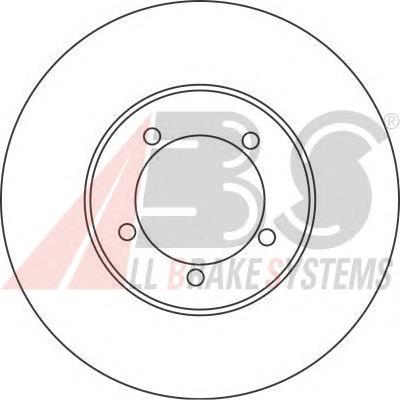 Freno de disco delantero 16283 ABS