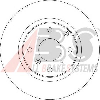 16003 ABS freno de disco delantero