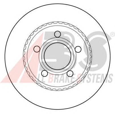 15937 ABS disco de freno trasero