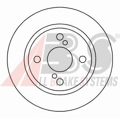 15979 ABS Freno de disco trasero