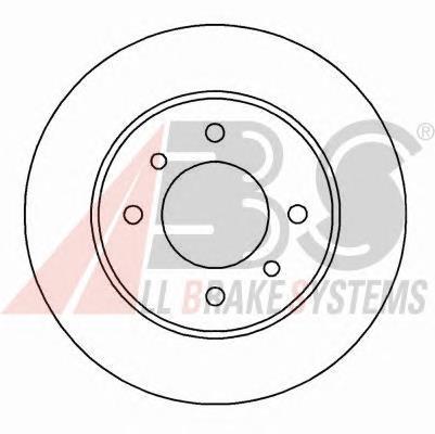 Disco de freno 16062 ABS
