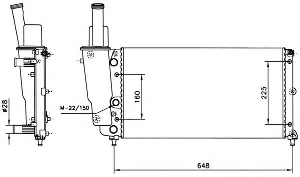 Comprar 58072 NRF Radiador de auto