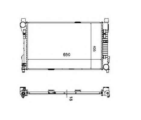 55310 NRF Refrigeración del motor