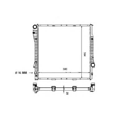 Comprar 55329 NRF Radiador de auto