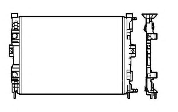 Comprar 58328 NRF Radiador de auto