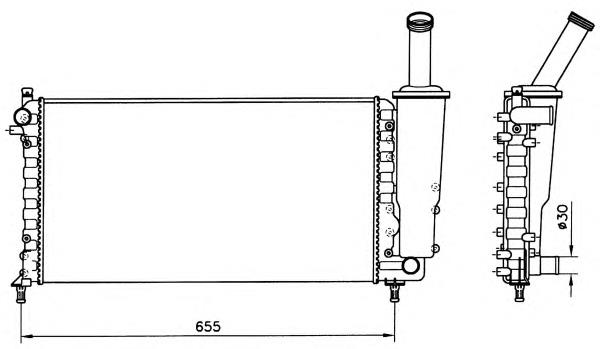 Comprar 58171 NRF Radiador de auto