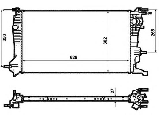 53963 NRF Refrigeración del motor