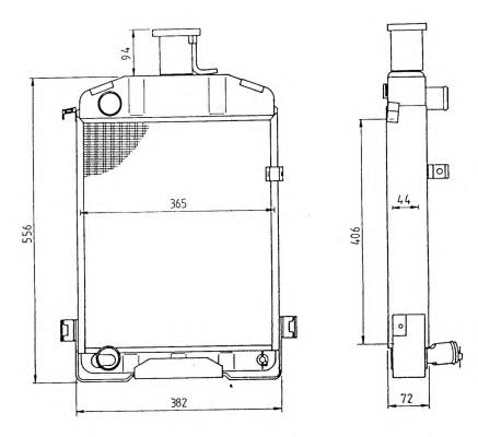 Radiador de água NRF 54028