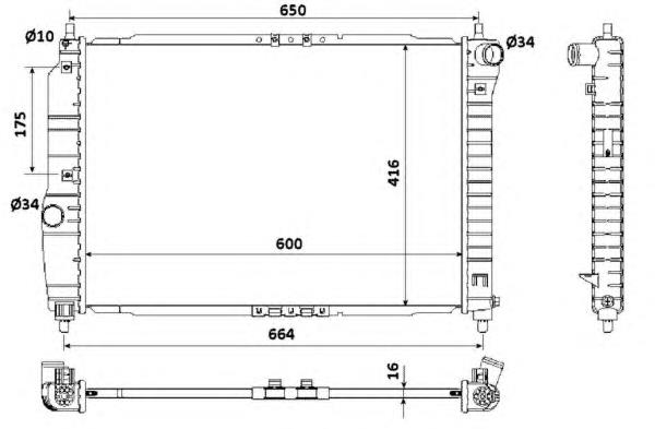 Comprar 53902 NRF Radiador de auto