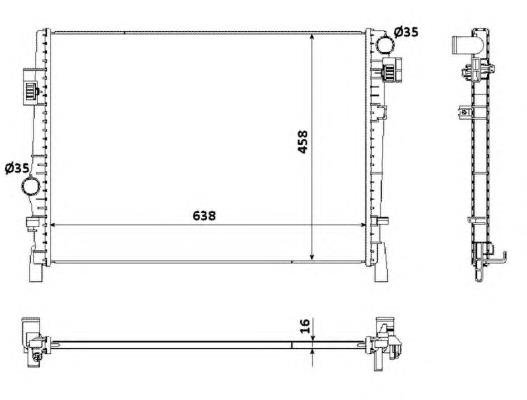 Comprar 53901 NRF Radiador de auto