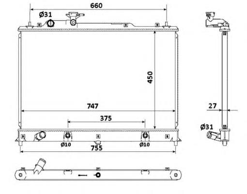 Comprar 53904 NRF Radiador de auto