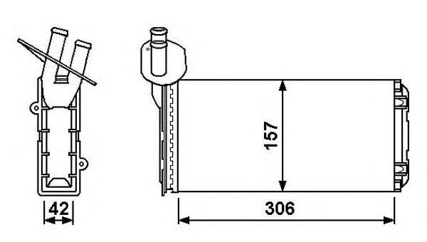Comprar 53889 NRF Radiador calefacción