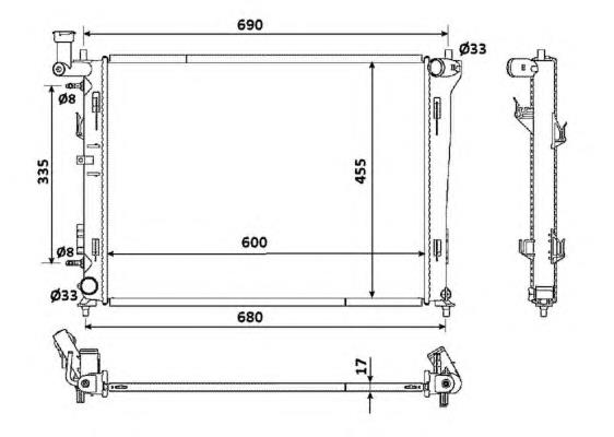 Comprar 53931 NRF Radiador de auto