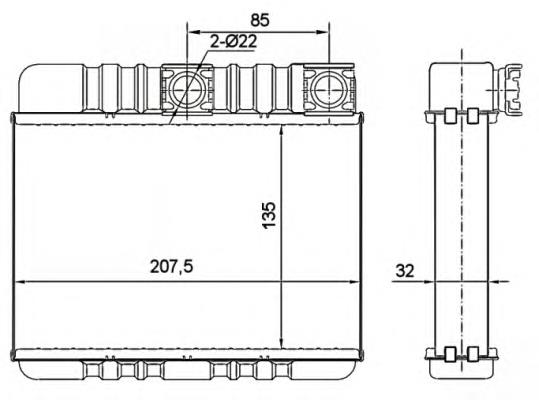 Comprar 54277 NRF Radiador calefacción