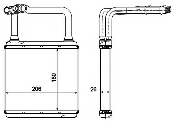 Comprar 54273 NRF Radiador calefacción