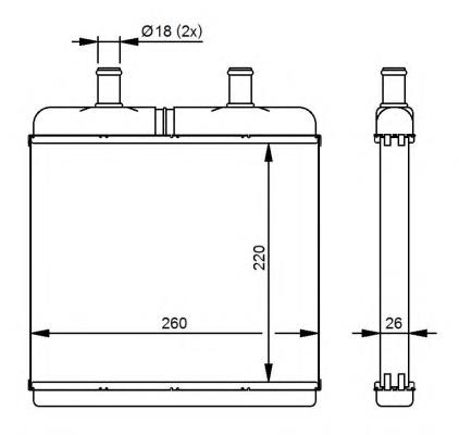 Comprar 54214 NRF Radiador calefacción