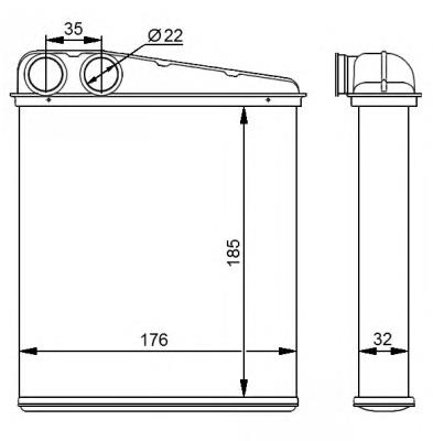 Comprar 54271 NRF Radiador calefacción