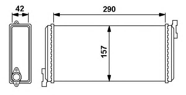 Comprar 54240 NRF Radiador calefacción