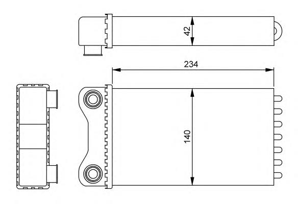 Comprar 54252 NRF Radiador calefacción