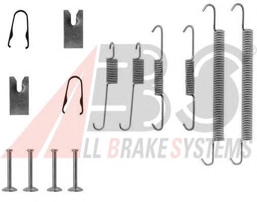 0771Q ABS kit de montaje, zapatas de freno traseras