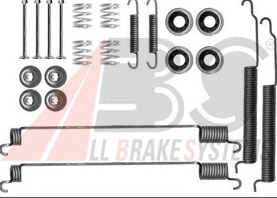 Kit de montaje, zapatas de freno traseras 1050768 Quick Brake